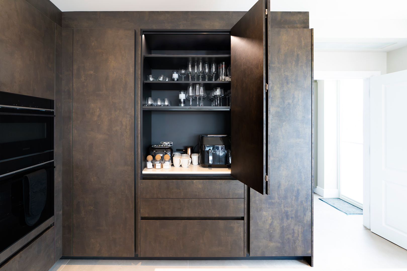 Kitchen island with seating